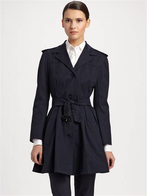 prada trench coat women's.